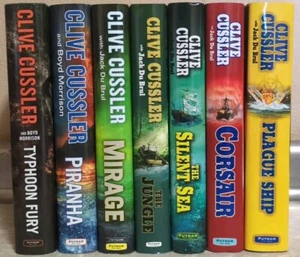 Clive Cussler Collection, The Oregon Files, 7 Hardcover Books - Picture 1 of 6