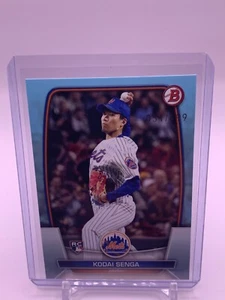 2023 Bowman Paper KODAI SENGA Rookie RC #75 Sky Blue 051/499 New York Mets - Picture 1 of 2