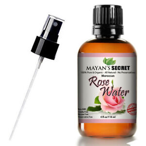 100% Pure Rose Water | 4oz | Chemical Free | Imported from Morocco | 