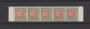POSTAGE DUES: 1958-63 8d Die II SG D138 “HORIZONTAL STRIP OF 5” BW 154c, MUH - Picture 1 of 2
