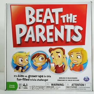 Beat The Parents Fun Family Trivia Board Game Spin Master FAST SHIPPING