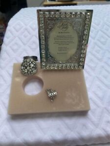 Kirk’s folly frame and pill box set with charm year 2000 sweet and whimsical