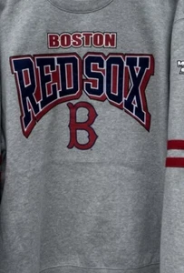 Boston Red Sox All Over Print  Fleece Crew Sweatshirt Size 2X-Large NWT  - Picture 1 of 6
