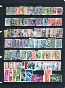 Spain A general collection of mainly used stamps, 2 Scans some mint,see desc. - Picture 1 of 2