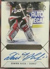 Dominik Hasek 2016 SP Authentic Auto Buffalo Sabres