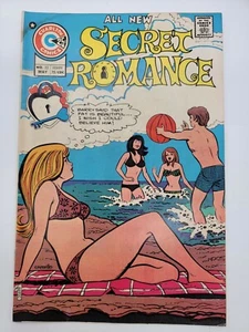 Secret Romance #32 1974, Charlton swimsuit cover, spicy art - Picture 1 of 4