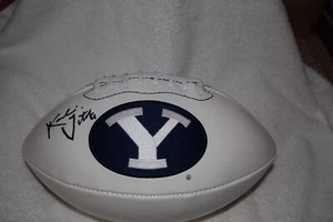 KALANI SITAKE BYU COUGARS SIGNED FOOTBALL W/ COA - Picture 1 of 4