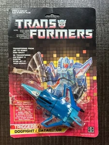 G1 Hasbro Transformer Triggerbot Dogfight Batailleur Canadian Released MOC - Picture 1 of 8