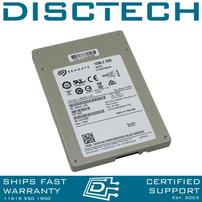 Seagate ST400FM0233 400GB 2.5" 12Gbps eMLC 1200.2 SAS SSD - Brand New - Image 1 of 4