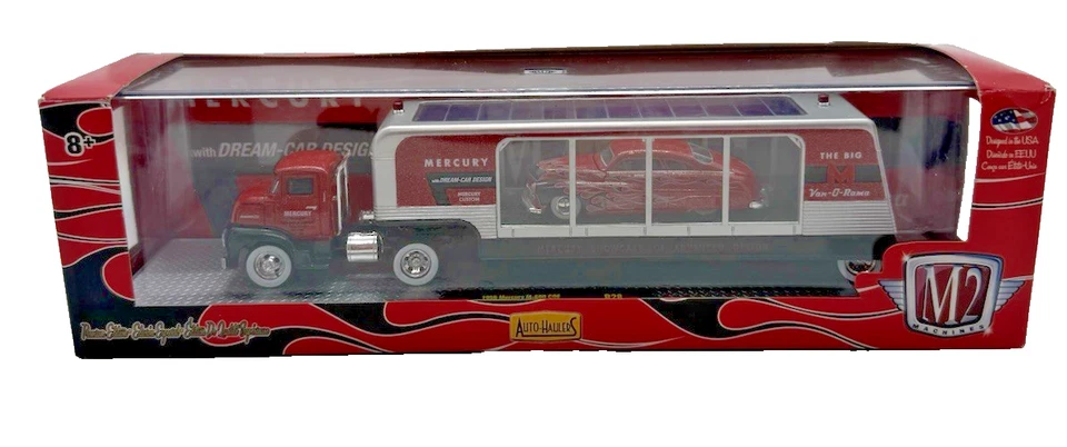 Transportadores automáticos M2 Machines 1956 Mercury COE M-600 y 1949 personalizados The Big Van-O-Rama Foto 1 de 4