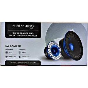 Nemesis Audio NA-6.5MRPK 6.5" Midrange Speakers & Pro Tweeters Combo - Picture 1 of 1