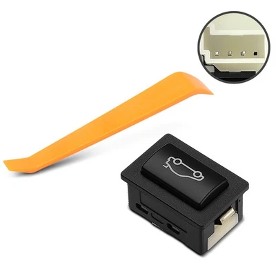 Interruptor de liberación de bloqueo de maletero negro para BMW E88 E89 E90 E91 F01 E92 E93 F02 Foto 1 de 4