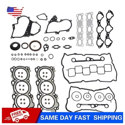 Kit de junta de culata de 3,7 L para Nissan 370Z Infiniti EX37 G37 M37 Q40 Q50 Q60 2014-19 Foto 1 de 4