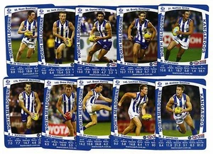2011 TeamCoach NORTH MELBOURNE Team Set Plus Check List - Picture 1 of 1