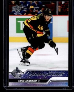 Cole McWard 2023-24 Upper Deck Hockey Series 1 Young Guns #244 RC Rookie