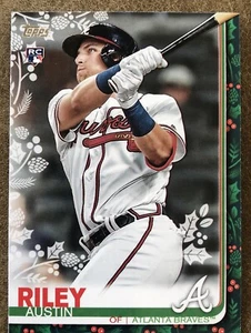 AUSTIN RILEY RC 2019 Topps Holiday Atlanta Braves Rookie HW76 - Picture 1 of 6
