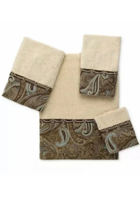 Toalla de baño Avanti Bradford 27" x 50" + toalla de dedo de 11" x 18". Foto 1 de 4