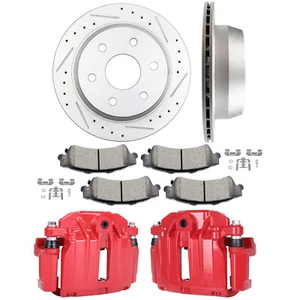 2X Rear Brake Calipers Rotors 4X Ceramic Pads For 2003-2005 Chevrolet Astro - Bild 1 von 9