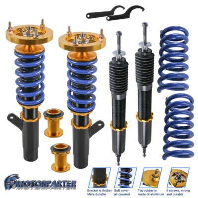 4x Coilover Shocks Struts Suspension for BMW 3-Series 328i 325i 335i Adj Height - Image 1 of 4