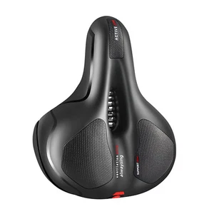 Soft Bike Seat Comfort Bicycle Saddle LED Taillight Dual Shock Absorbing Outdoor - Picture 1 of 10