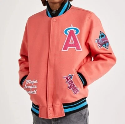 Pro Standard MLB Los Angeles Angels Mash Up Men's Varsity Jacket - Image 1 of 4
