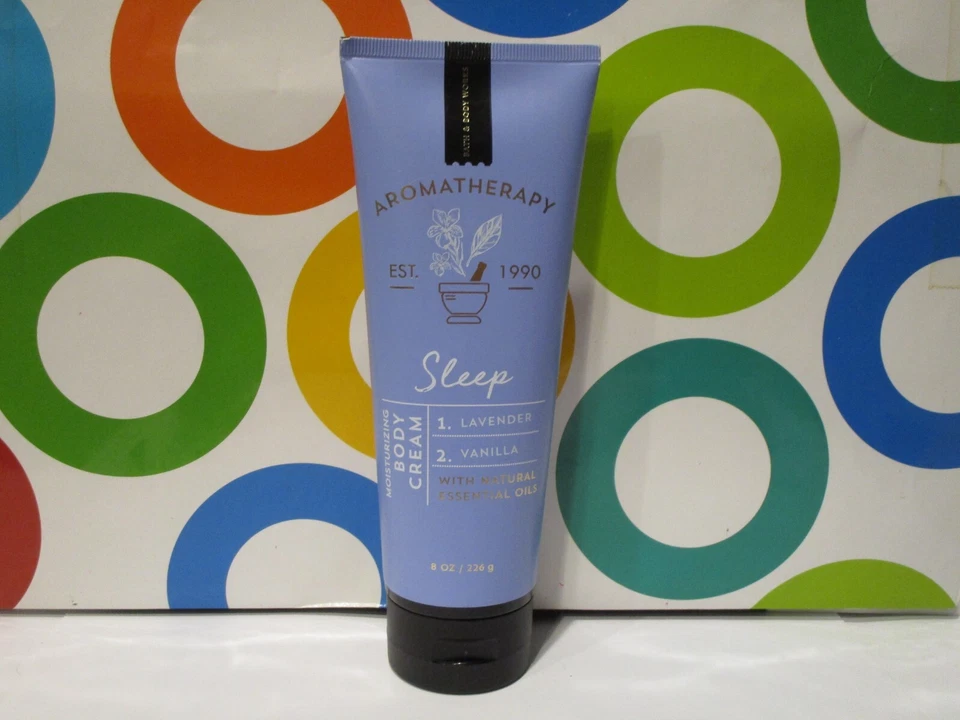 BATH & BODY WORKS ~ AROMATERAPIA SUEÑO LAVANDA + CREMA CORPORAL VAINILLA ~ 8 OZ Foto 1 de 1