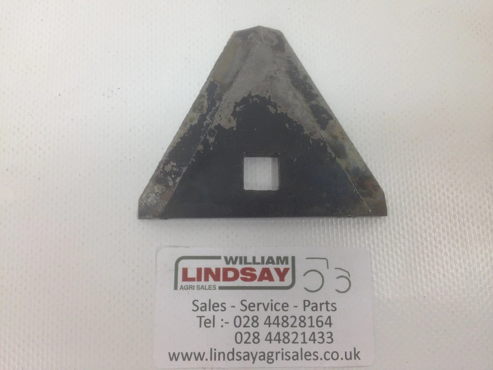 WML 10 x Replacement Kverneland Taarup 832 Straw Chopper Bedder Blades - Singe Hole