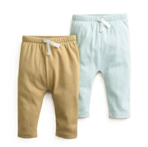 Baby Little Co. por Lauren Conrad Talla 6 Meses Paquete de 2 Pantalones Pull-On-Olmo Cedro - Imagen 1 de 2