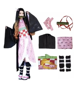 Girls Kimono Cosplay Costume Japanese Anime Halloween Size Large - Picture 1 of 7