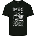 My Fish Will Come Funny Fishing Fisherman Mens Cotton T-Shirt Tee Top