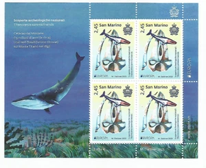 San Marino Europa 2025 hoja pequeña nat. excavaciones arqueológicas sin fijasellos - Imagen 1 de 1