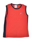 ADIDAS Boys Vest Top 11-12 Years Red XJ08