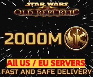 SWTOR Credits 2000M / All NA EU Servers - Star Forge, Satele Shan / Fast & Safe - Afbeelding 1 van 1