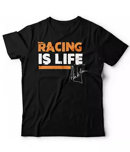 T-shirt Racing is Life Cit Steve McQueen Gare Moto Corse Automobili Tuning Gp - Foto 1 di 5