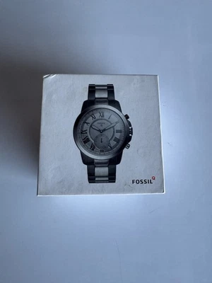 Reloj Híbrido Fossil Q FTW1139 Hombre 44mm Caja Dos Tonos Banda Cuarzo Foto 1 de 4