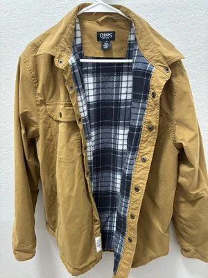 Chaps Utility Ralph Lauren Plaid Flannel Insulated Jacket Mens Large - Image 1 of 4