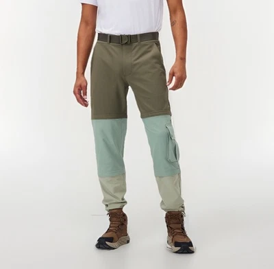 Calça Outdoor Voices Masculina RecTrek Zíper Caminhada Ao Ar Livre Verde Oliva Média - Imagem 1 de 4