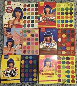 New SweetCandy Colorina Makeup Studio Eyeshadow 24 Color Palette 6 PaletteBundle - Picture 1 of 2