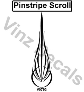 High-Quality Vinyl Pinstripe / Scroll Decal -Many Colors & Sizes- Free Shipping! - Picture 1 of 56