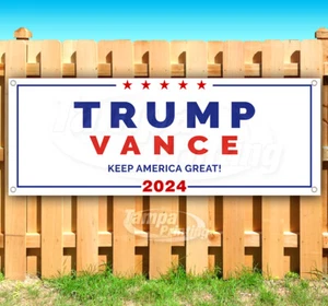 TRUMP VANCE 2024 MAGA FJB Banner Flag Sign Vinyl SB00078 - Picture 1 of 8