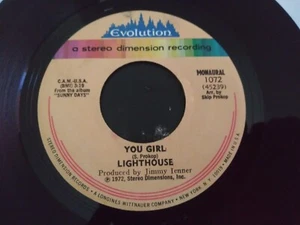 Lighthouse – You Girl VG Original Mono 45RPM Evolution 1072 Record 1972 POP ROCK - Picture 1 of 2
