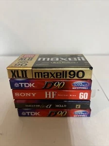 Maxwell XLII Tdk High Input Sony HF Audio Cassette Lot - Picture 1 of 1