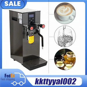 2500W Commercial Steam Water Boiling Machine Espresso Coffee Milk Foam Maker 12L - Picture 1 of 8