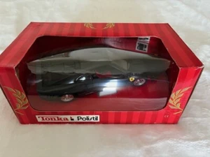 NIB Tonka Polistil Ferrari GTO 1/16, Color: Black, Diecast Model made in Italy - Picture 1 of 8