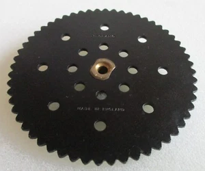 Meccano - 95b Piñón 56 Dientes Negro Diapositiva 3" Original - Nuevo Estado - 1er Post - Imagen 1 de 5
