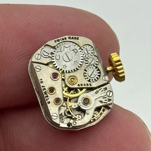 11.7mm Running Ladies Cyma 15 Jewels Manual Wind Watch Movement Dial Hands PARTS - Picture 1 of 16