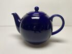London Pottery Blue Round Teapot, Medium Sized, Ceramic, VGC, In Original Box
