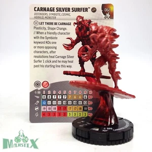 Heroclix Spider-Man: Beyond Amazing set Carnage Silver Surfer #062 Chase con tarjeta - Imagen 1 de 1