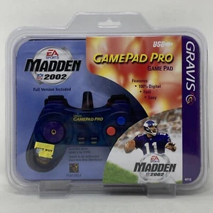 Gravis Gamepad Pro Madden 2002 Bundle Sealed RARE (D2) - Picture 1 of 6