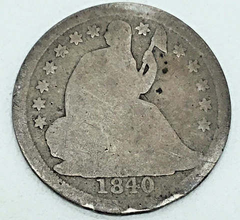 1840-P Seated Liberty United States Half Dime Cover